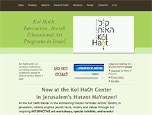 Tablet Screenshot of kolhaot.com